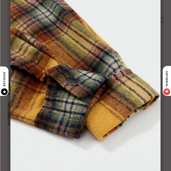 Frayed Flannel Medium Jacket - Picture 5 of 5